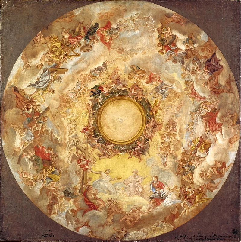 Sant'Agnese viene accolta in cielo